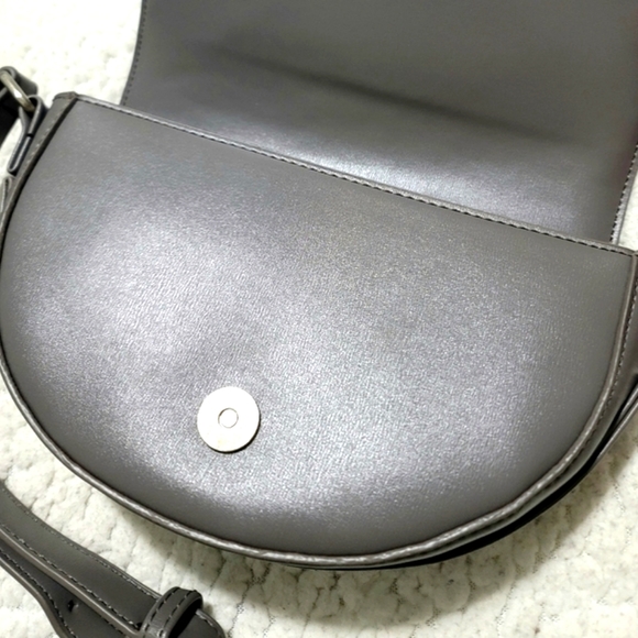 Miniso Women's Half Moon Faux Leather Crossbody Bag Purse - Picture 6 of 14